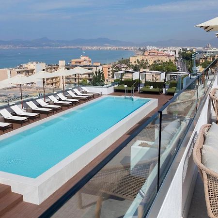 Hm Ayron Park - Adults Only 호텔 플라야 데 팔마 외부 사진 Rooftop pool at the hotel